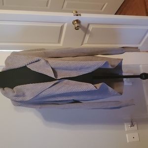 Lane Bryant Gray Open Front Sweater